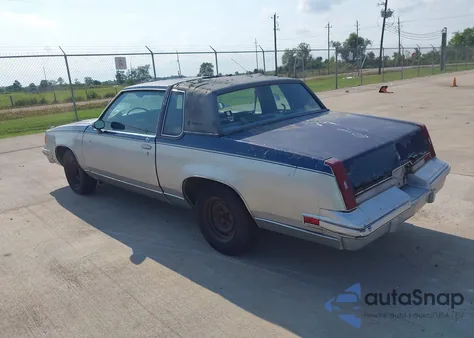 1987 Oldsmobile Cutlass Supreme Brougham из США, поврежденный, VIN 1G3GM11Y5HR312755